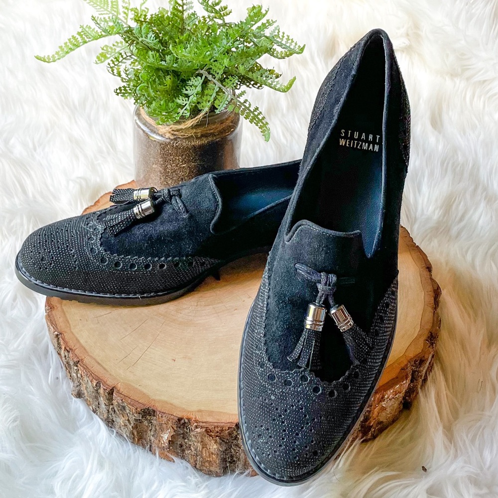 Stuart Weitzman Guything Tassel Wingtip Loafers - image 5